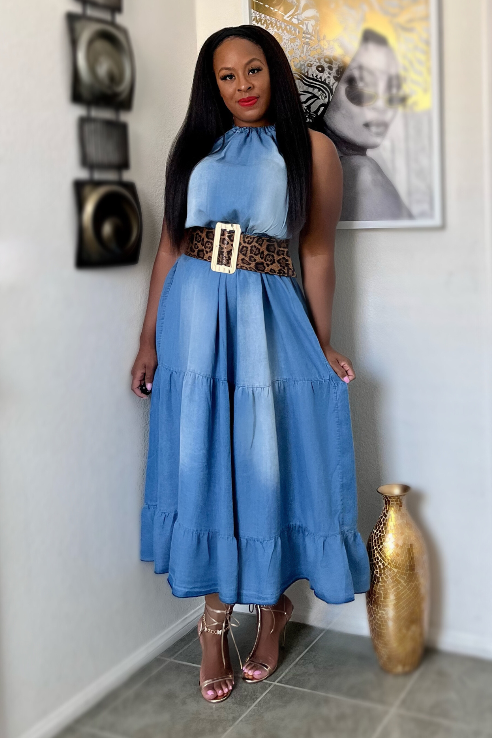 DENIM | BREE MAXI DRESS