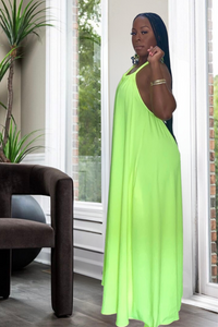 LIME | DIVINE HALTER MAXI
